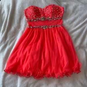 Neon Pink Mini Dress